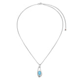 Sterling Silver Turquoise Necklace -20"